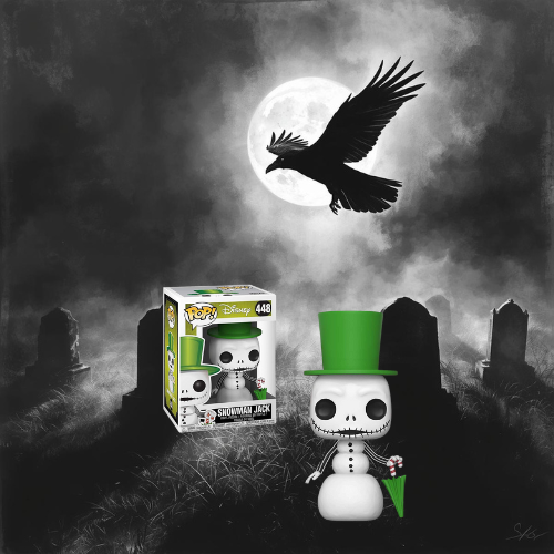 The Nightmare Before Christmas Snowman Jack Skellington Funko Pop 448