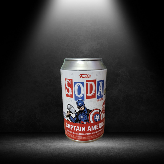 Captain America EE Exclusive Sealed Funko Soda