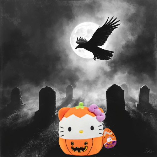 Hello Kitty Jack o Lantern Squishmallow NWT
