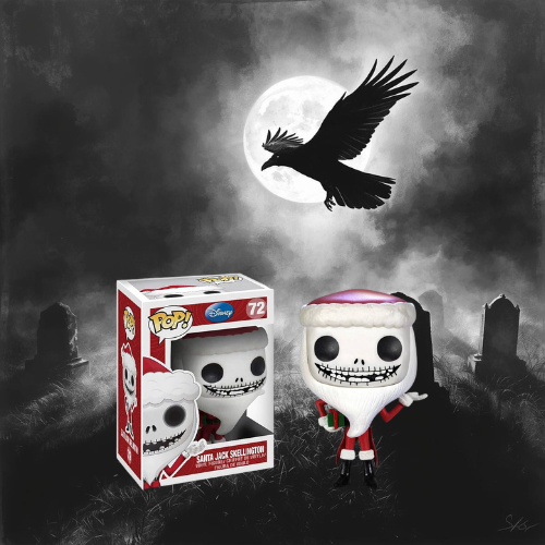 The Nightmare Before Christmas Santa Jack Skellington Funko Pop 72