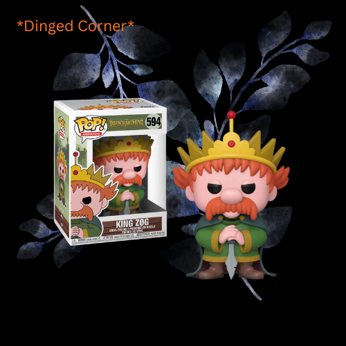 Funko Pop! Animation Disenchantment King Zog DINGED Box Vinyl Figure 594